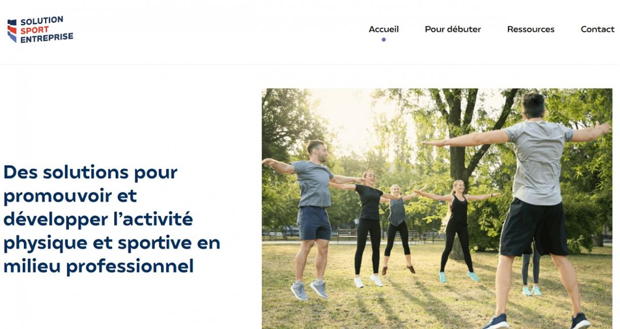 Solution Sport Entreprise, nouvel acteur digital pour lutter contre la sédentarité