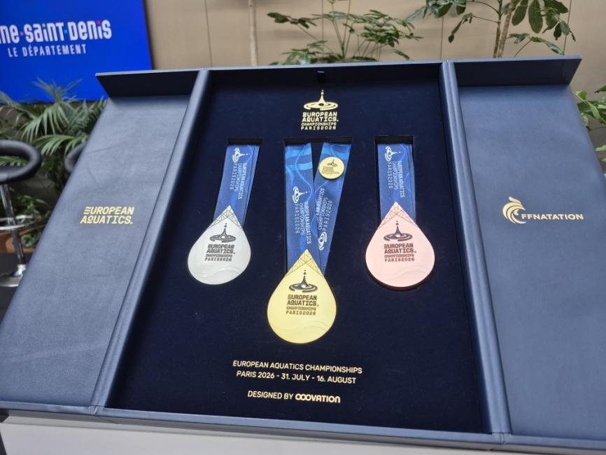 Qui est le fabricant des médailles des Championnats d’Europe de natation ?