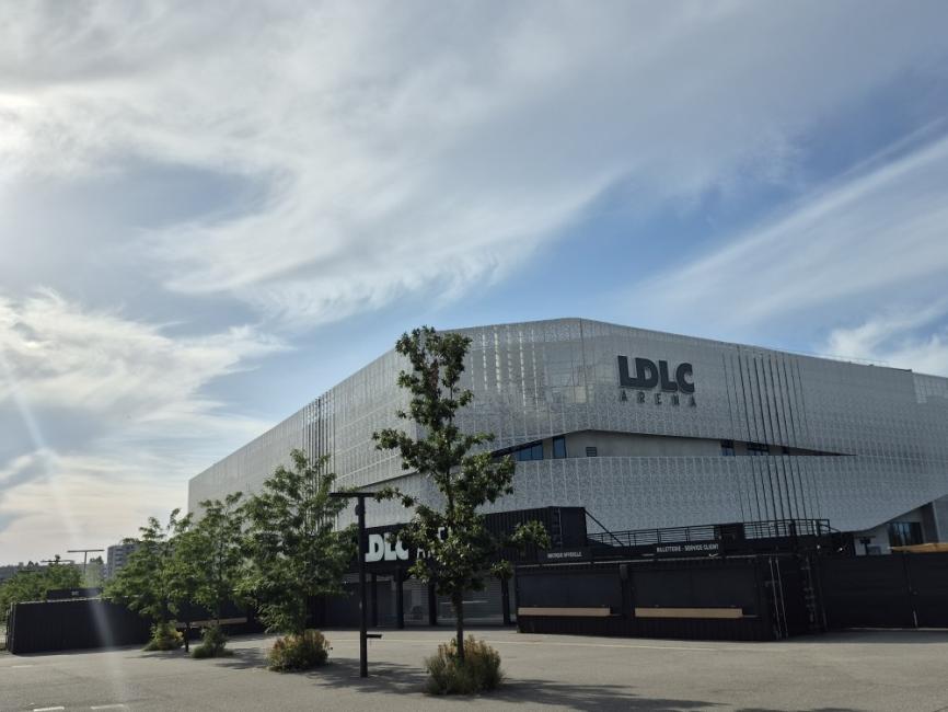 Le hockey majoritairement à la LDLC Arena, le patinage artistique à Eurexpo