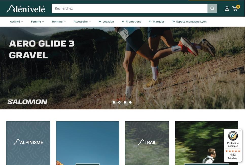 Espace Montagne Lyon lance son site e-commerce