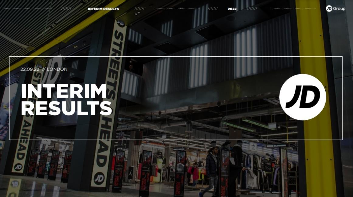 JD Sports 1er semestre 2022 NEWS Sport Guide Le business des