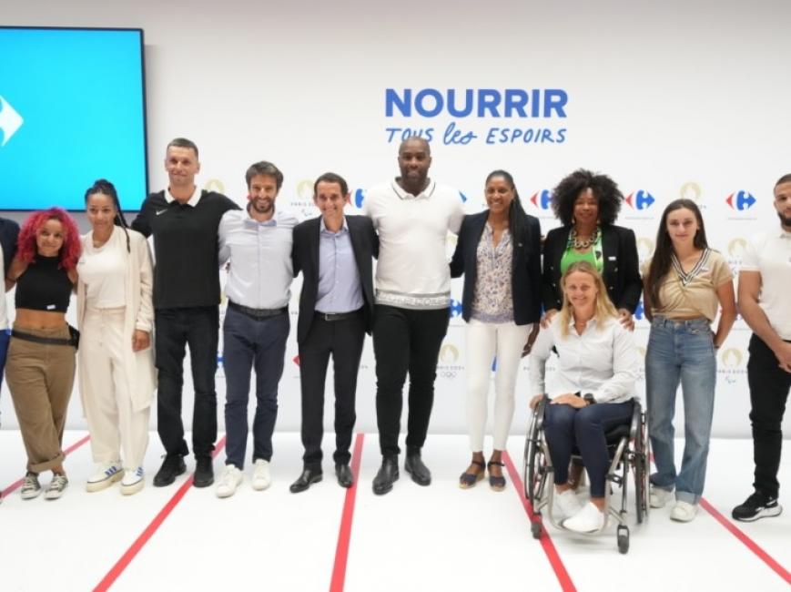 Carrefour partenaire premium des JO 2024