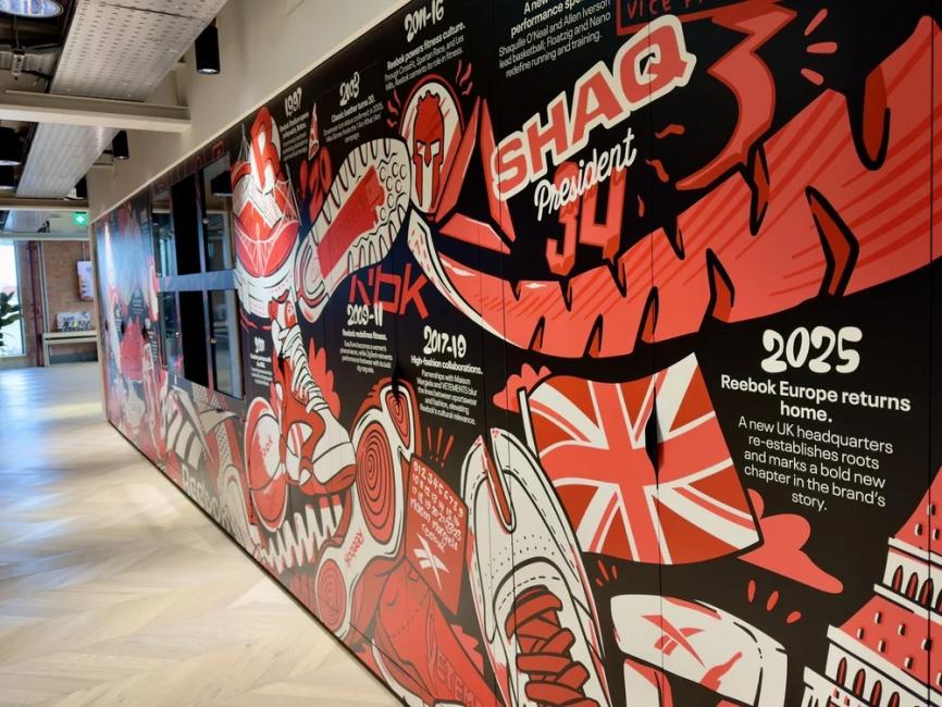 GB Brands Europe et ABG installent le QG Europe de Reebok à Londres