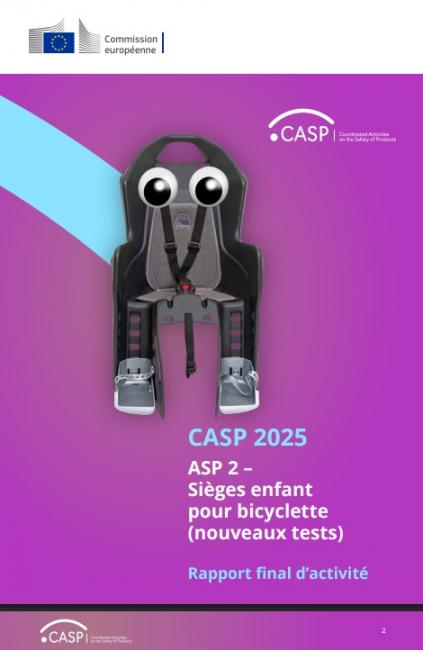 Alerte européenne sur la non-conformité de sièges de vélo enfant