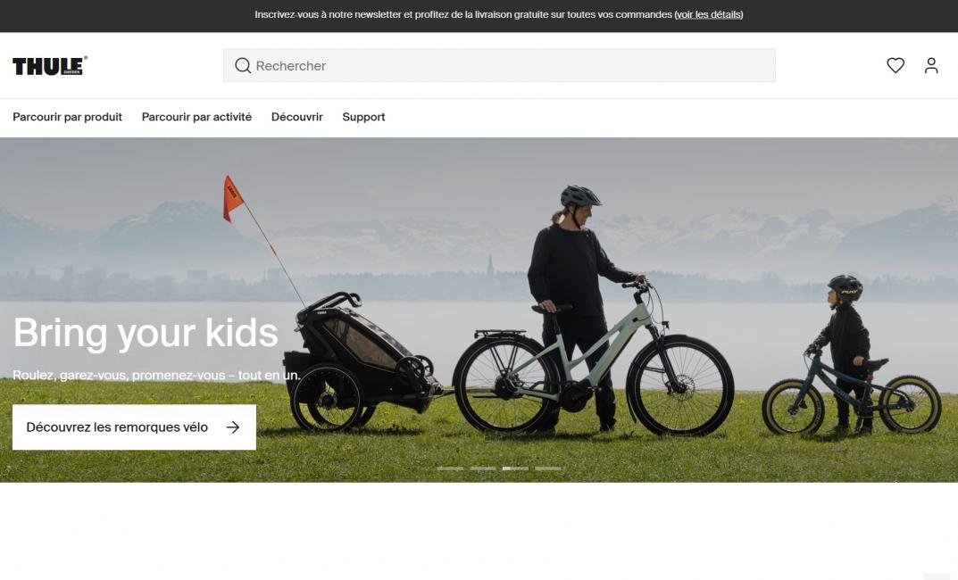 Thule mise sur le transport canin