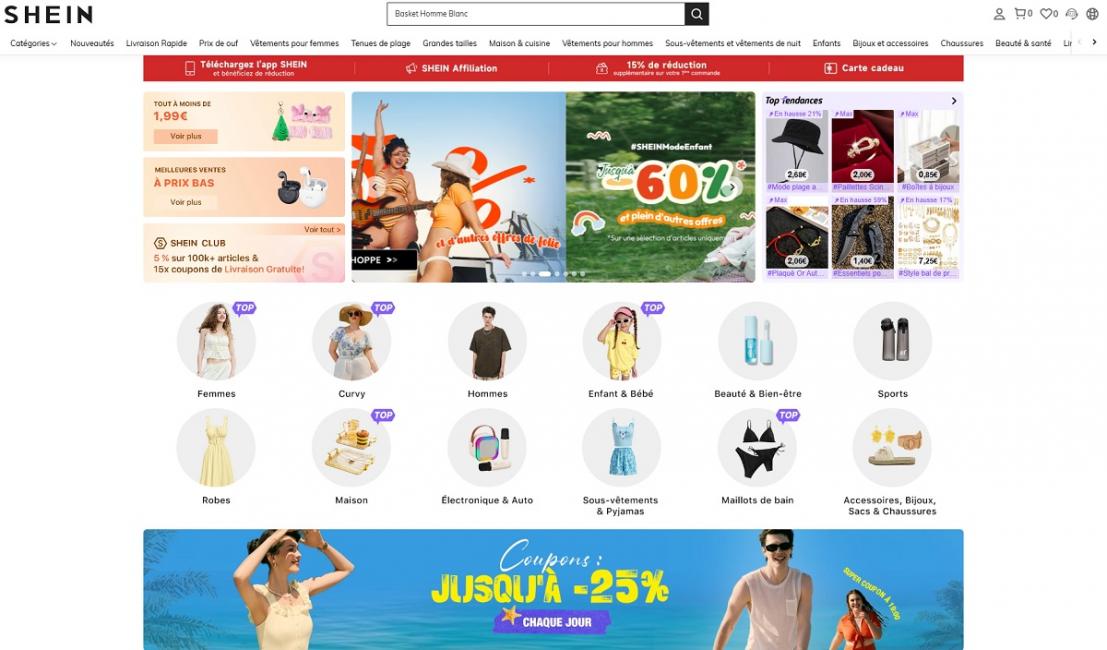 Shein accusé de pratiques trompeuses ou abusives envers les consommateurs européens
