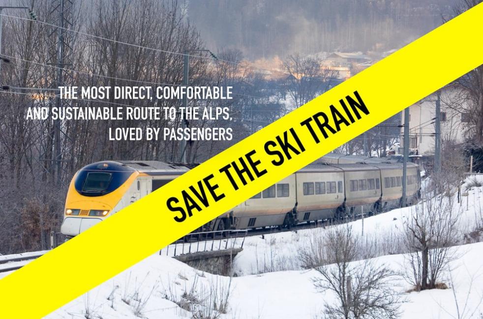 Une campagne pour sauver le Ski Train Eurostar