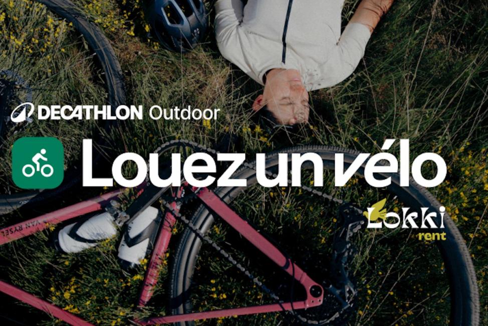La location de vélo intégrée dans l'appli Decathlon Outdoor