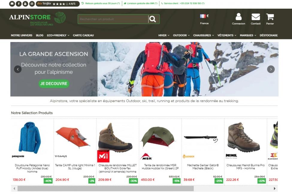 Alpinstore fait entrer le fonds Auvergne Rhône Alpes à son capital