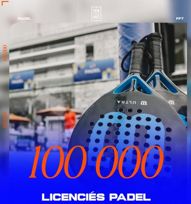 La FFT comptabilise plus de 500.000 joueuses et joueurs de padel