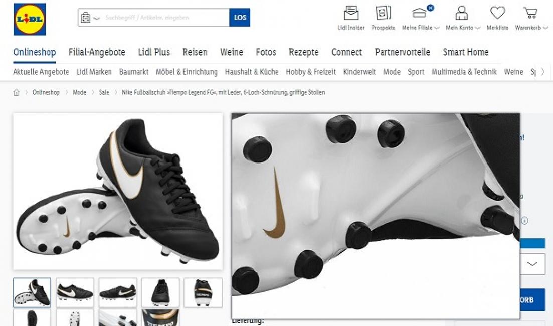 Lidl place Nike dans ses rayons