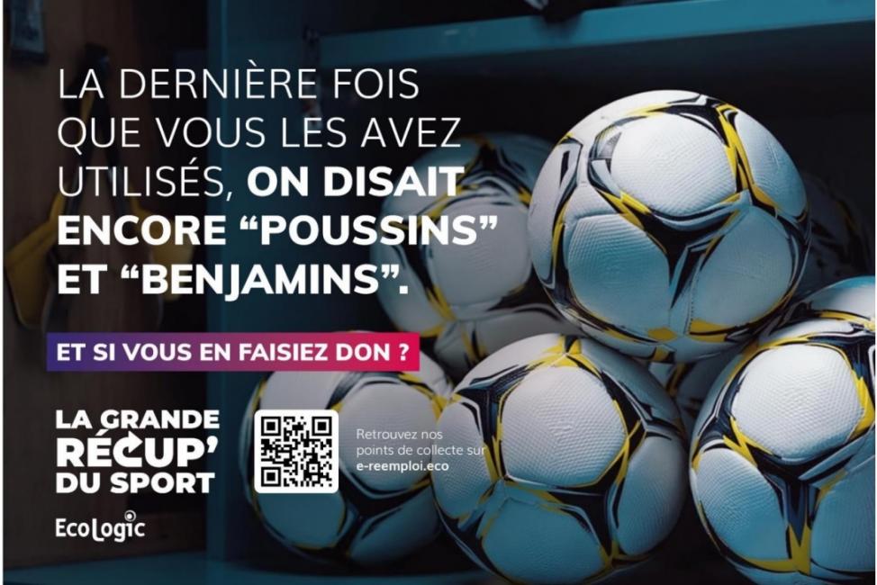 La Grande Récup' du Sport démarre le 14 septembre