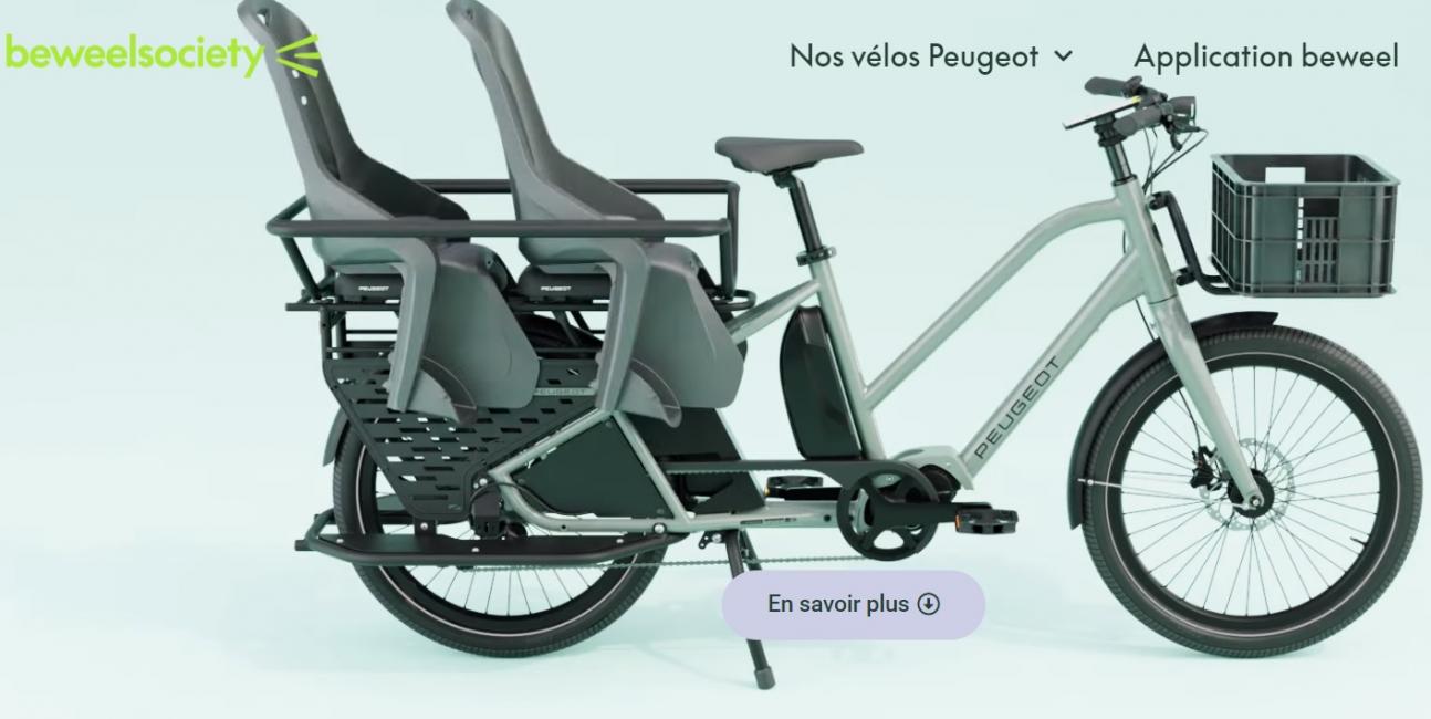 Gros coup de frein pour le vélo cargo de Peugeot