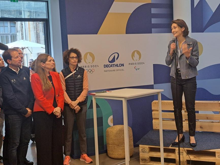 Decathlon soigne son entrée aux JOP