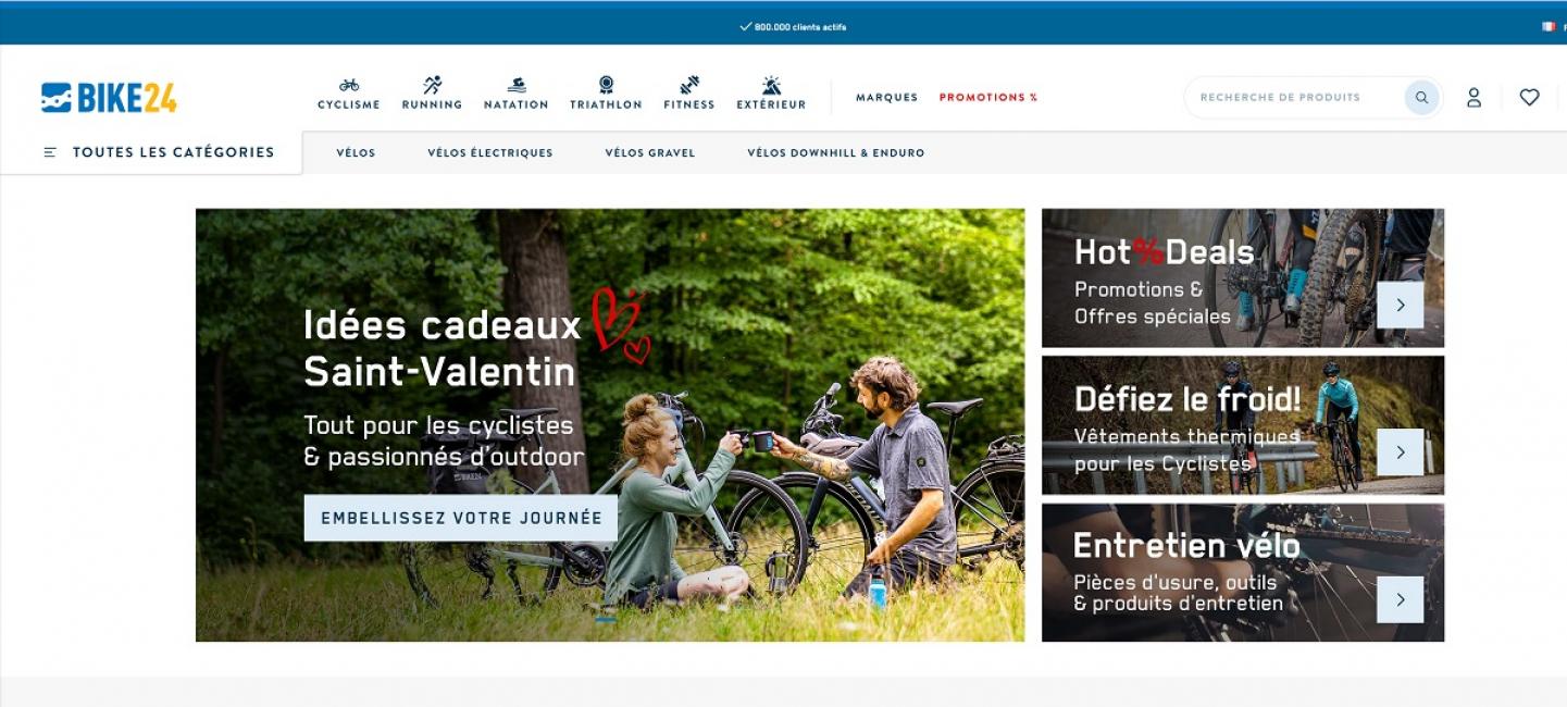 Bike24 lance une boutique dédiée en France
