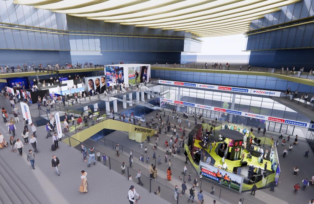 Intersport implante 3 Clubs House pour la Coupe du monde