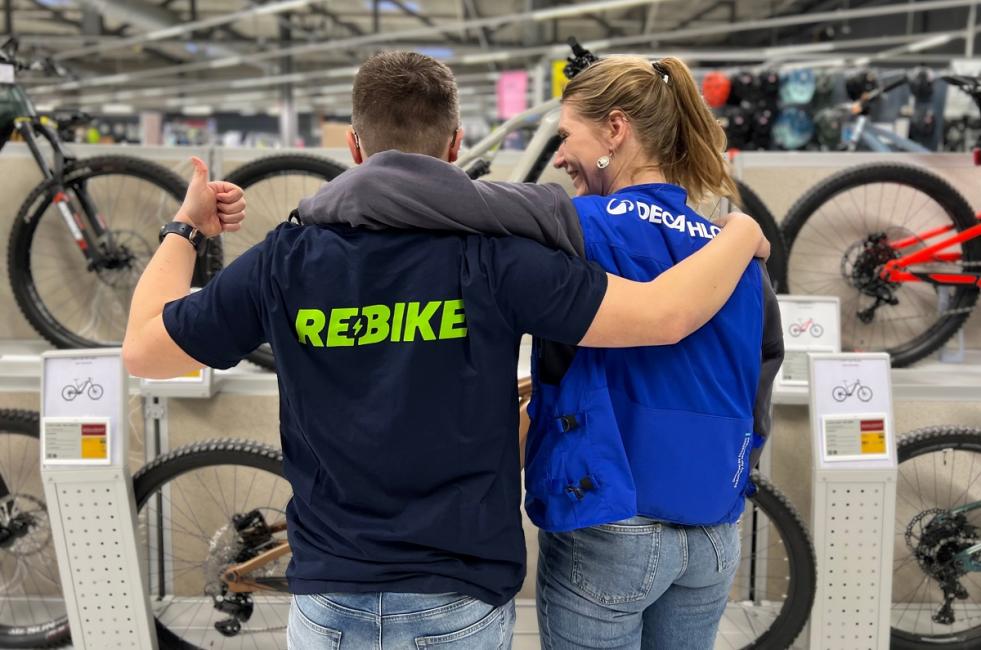 Rebike change de braquet avec Decathlon