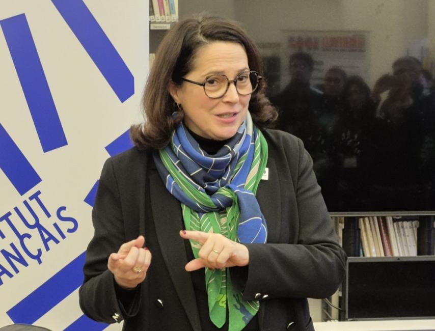 Marina Ferrari : « pas d’actualité d’avoir une co-présidence du Cojop »