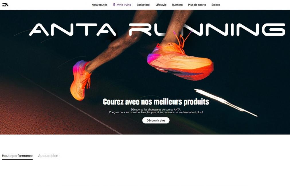 Anta Sports : 1er semestre 2026