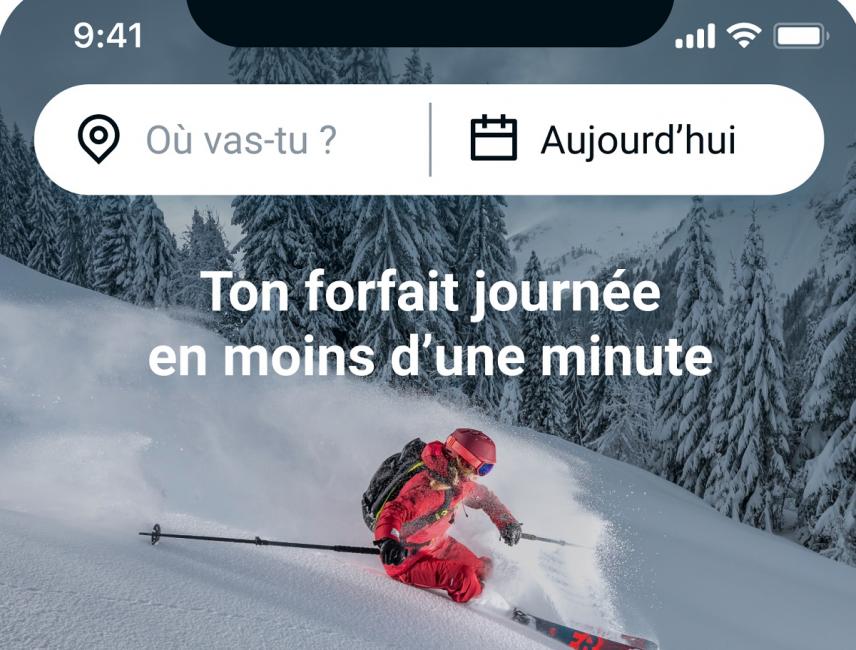 Decathlon lance une app pour vendre des forfaits de ski journalier