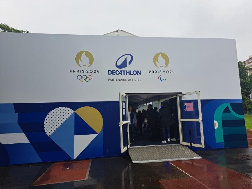 Decathlon soigne son entrée aux JOP