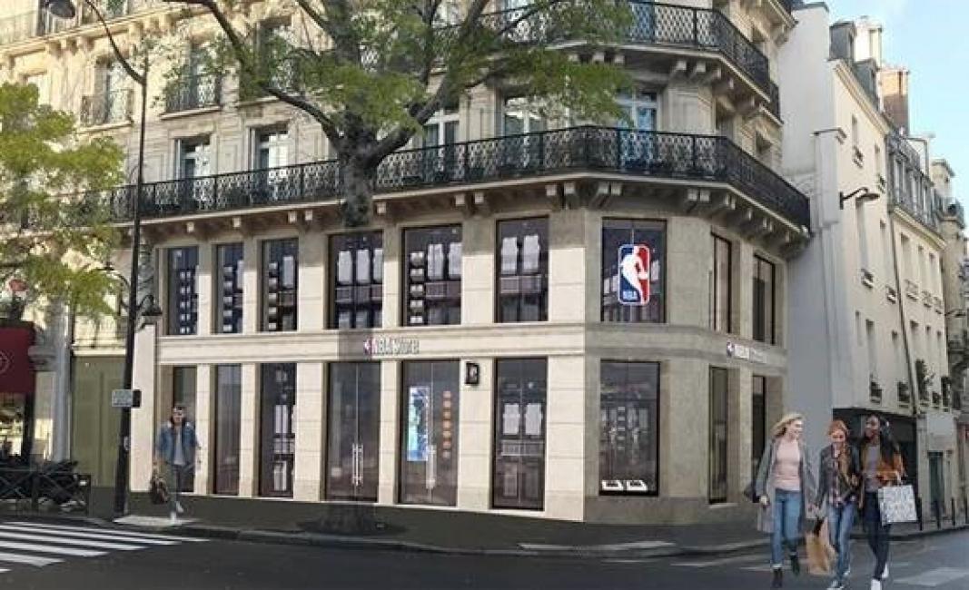 Un magasin NBA à Paris pour l'été prochain