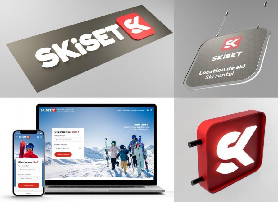 Skiset fait évoluer son identité visuelle